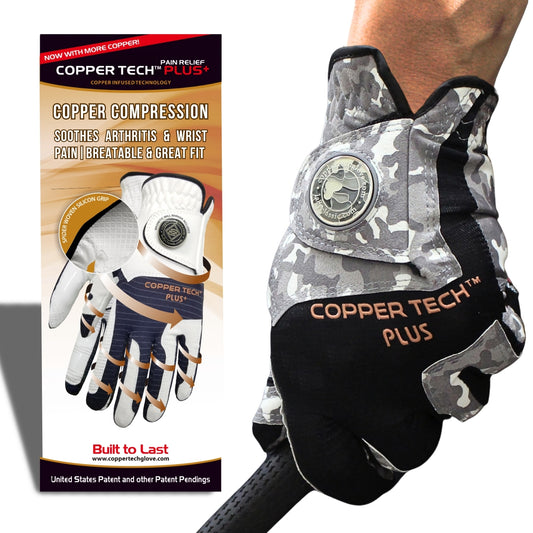 Copper Tech Plus Men's Golf Glove (Camouflage Edition)