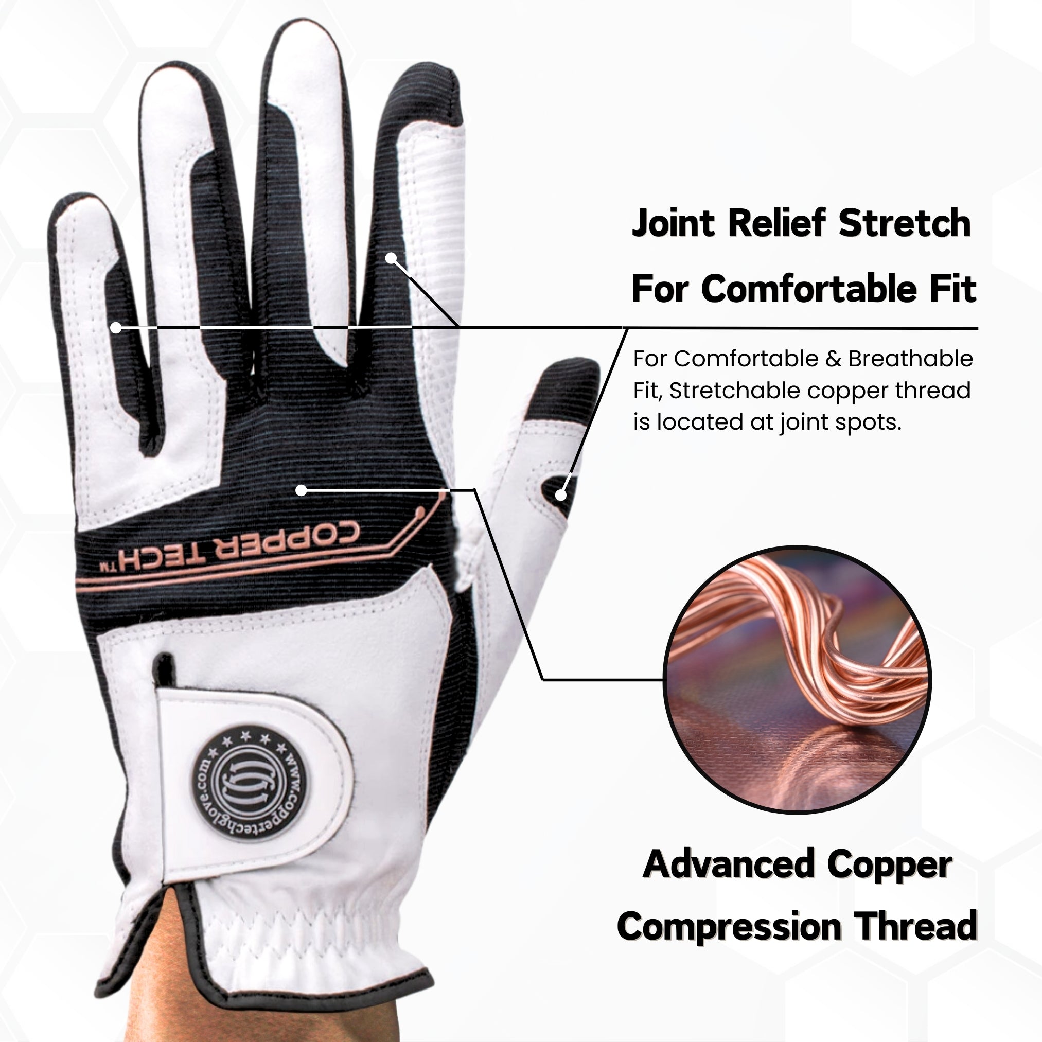 Coppar Tech Copper Tech Official Site | Copper-Infused Golf Gloves for Men & Women