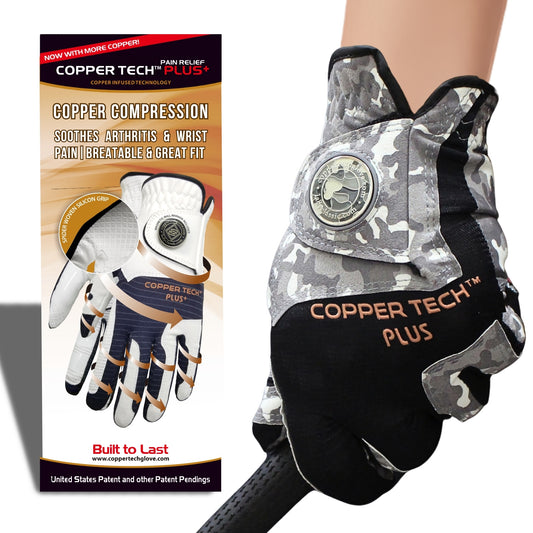 Copper Tech Plus Women's Golf Glove (Camouflage Edition)