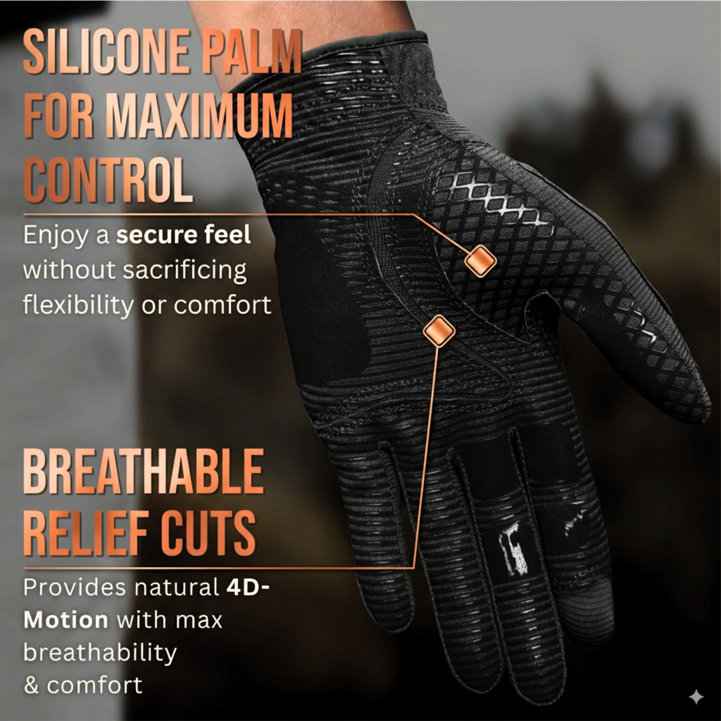 Copper Tech Plus Women's Golf Gloves [Worn on Left Hand]