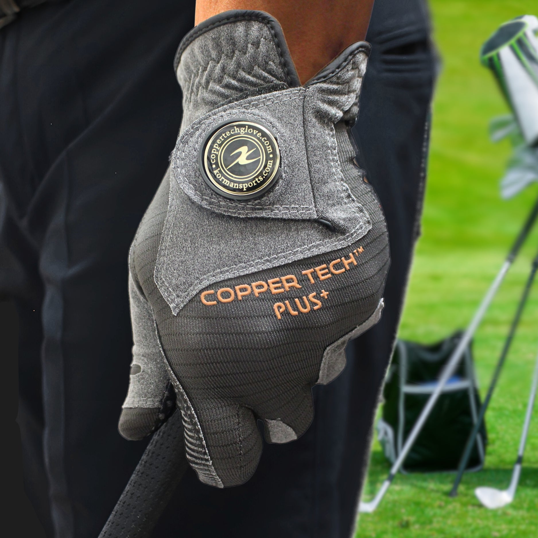 Copper Golf Glove Men left handed golfers with breathable, flexible, comfortable joint relief