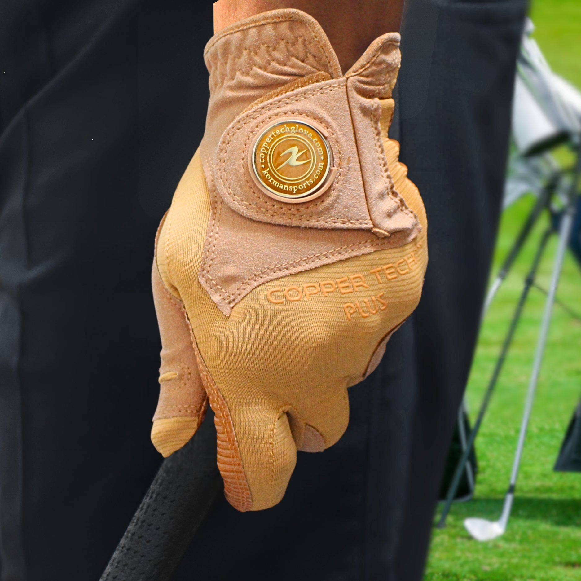 Copper Golf Glove Men left handed golfers with breathable, flexible, comfortable joint relief