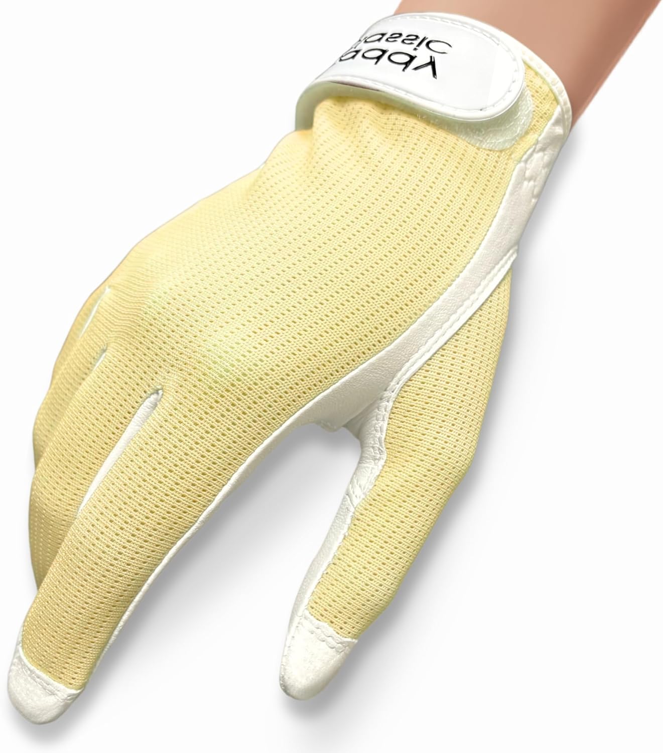 Caddy Classic Ladies Golf Sun Glove Women | Various Stylish Mesh Design for High Breathability | Womens Golf Gloves Worn on Left Hand for Right Handed Golfers| Premium Leather Construction for Comfortable Fit