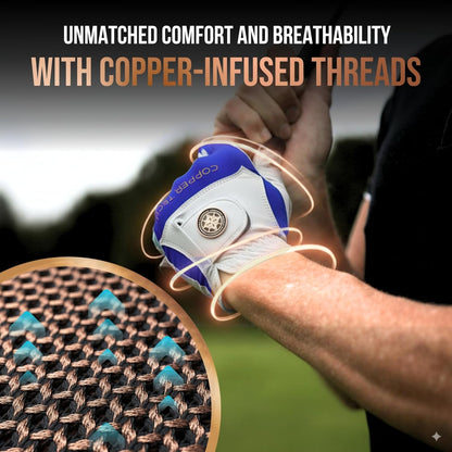 Copper Tech Men's Golf Gloves 2-Pack