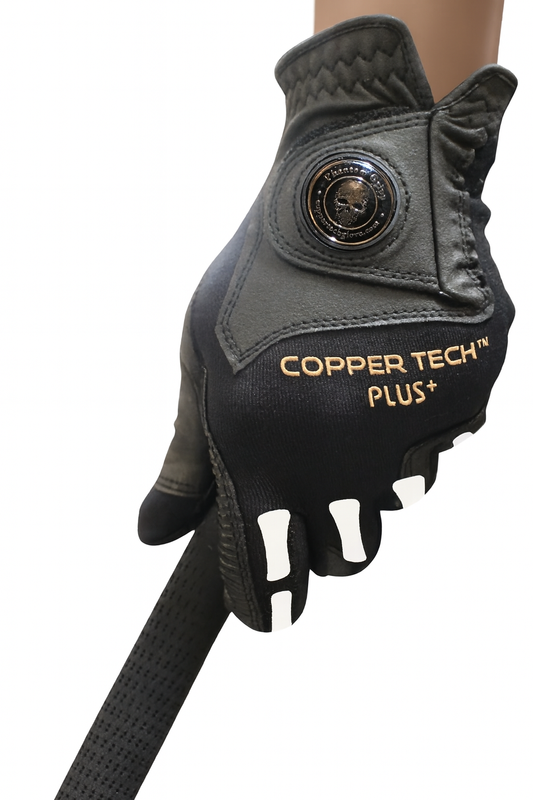 Copper Tech Plus Men's Golf Glove (Phantom Edition) Worn on Left or Right