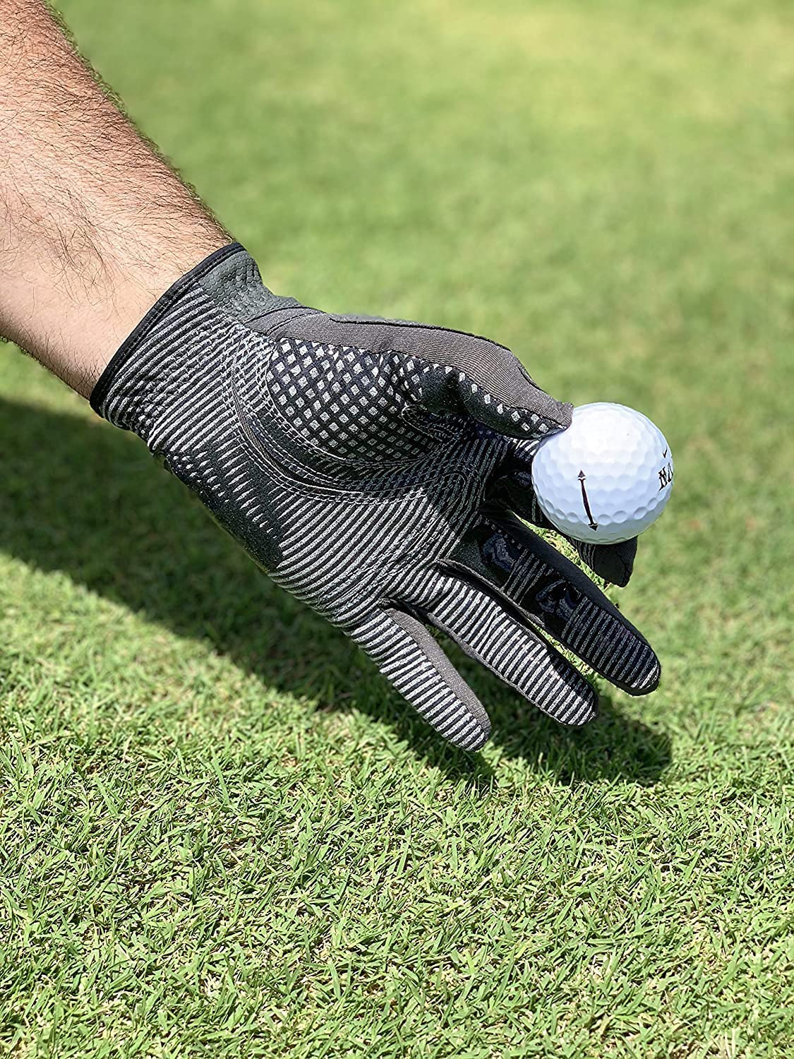 Copper Tech Men's Golf Gloves 2-pack (Gray/Charcoal)